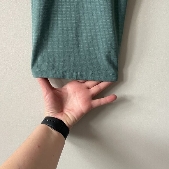 Lululemon 2021 Ventlight Cargo Mid Rise Crop 26" Pants Tidewater Teal Green 4 - Picture 9 of 11